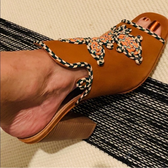 Tory Burch | Palisades Mule Heels - Picture 7 of 7